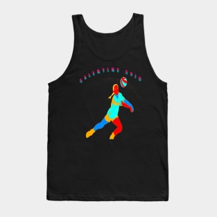 Galentine gal playing Volleyball Tank Top